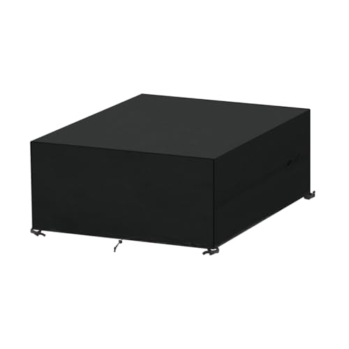 SanGlory Housse Salon de Jardin Exterieur Bache Table de Jardin, Robuste Tissu Oxford, Imperméable, Coupe-Vent, Anti-UV, Housse de Protection pour Mobilier de...