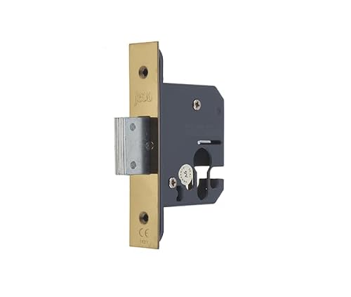 Image of Kooples Hardware Euro Profile Deadlock Case Heavy Duty Security Lock (Euro Profile Deadlock, Gold, 65mm)