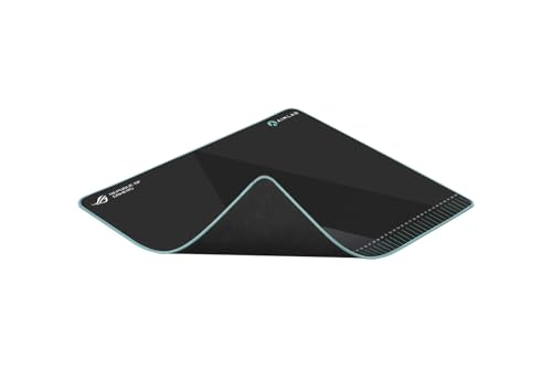 ROG Hone Ace Aim Lab Edition Mouse Pad Tappetino Gaming XL, Superficie in Tessuto Ibrido Idrorepellente, Olio, Antipolvere, Base in Gomma Antiscivolo, Rettangolare, Nero - Mousepad - Immagine 3