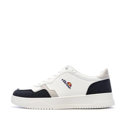 Ellesse Baskets Blanches/Marines Homme Pansit