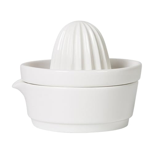 Alipis Ceramic Manual Juicer Lemon Squeezer with Pulp Separa