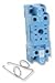 Finder 94.82SMA DIN -Rail/Panel Mount Screw Terminal (Plate Clamp) Socket for 55.32 Relay (Blue), Including 094.71