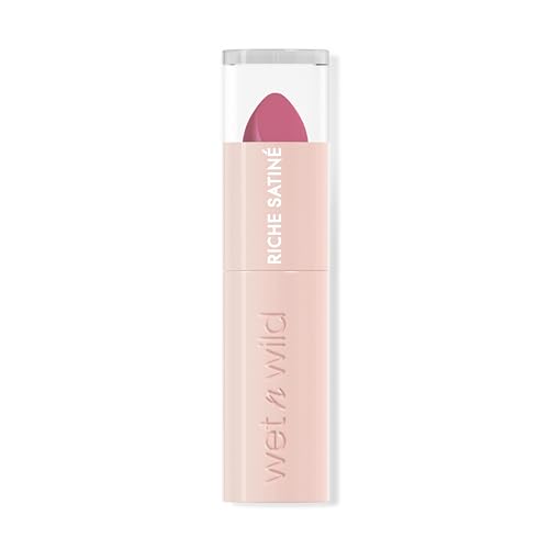 Wet n Wild Rich Satin Lip Color, Pintalabios de Larga Duración con Acabado Satinado, Fórmula Hidratante que no Reseca y Ricamente Pigmentada con Textura Suave y Aterciopelada, One in a Milli-Melon