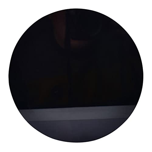 Artibetter Espejo De Obsidiana para Adivinación Redondo 7 Pulgadas Decoración Feng Shui Hogar Oficina Accesorio Místico 1Pc