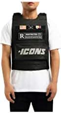 Hudson Outerwear Icons Reflective Vest (OSFA, Black)