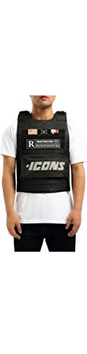 Hudson Outerwear Icons Reflective Vest (OSFA, Black)