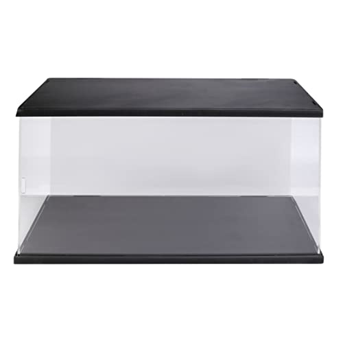 Duvinin ディスプレイケース アクリルケース フィギュアケース コレクションケース 展示ケース (幅60×奥行30×高さ20cm,台座黒)