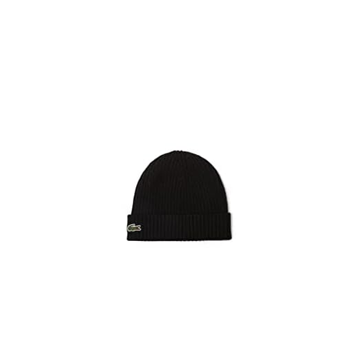 Lacoste Rb0001 Berretto, Nero, Taglia Unica Unisex-Adulto