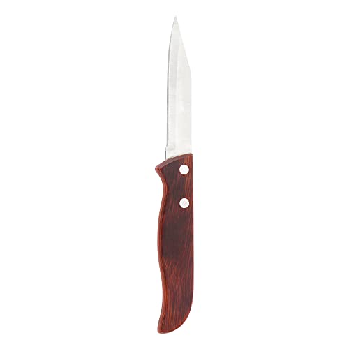 Renberg Cuchillo Mondador En Acero Inoxidable Y Madera, 7,5 Cm