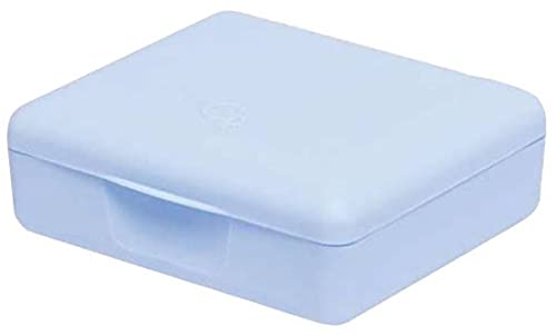 歯科専売品 箱型リテーナーケース(ミラー付き) (ブルー)（Amazon）