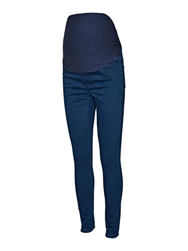 MAMALICIOUS Vaqueros Mujer Echo, Azul Denim., XL