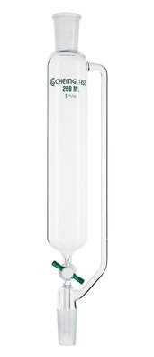 Funnel- Addition 60mL - 24/40 Joint Size- 2mm- w/ Teflon Stopcock, EA1