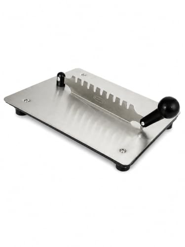 Image of Steel Chopping Board with Knife | Steel Cutting Board & Stainless Steel Cutting Board for Kitchen, Rustproof, Hygienic, Easy to Clean, Durable