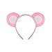 Shurhome Fashion Bear Ear Headband Halloween Costume Props Headpieces Short Dress for Costume Parties and Casual Outfits Cute Bear Accessories