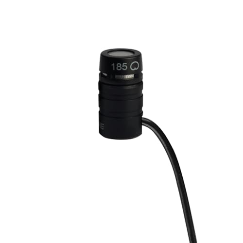 Microphones Lavalier Lapel Shure MX185 noir filaire XLR-3 50-17000 Hz