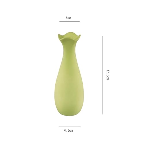 Florero de cerámica pequeño modelo D para decoración de escritorio moderna 3