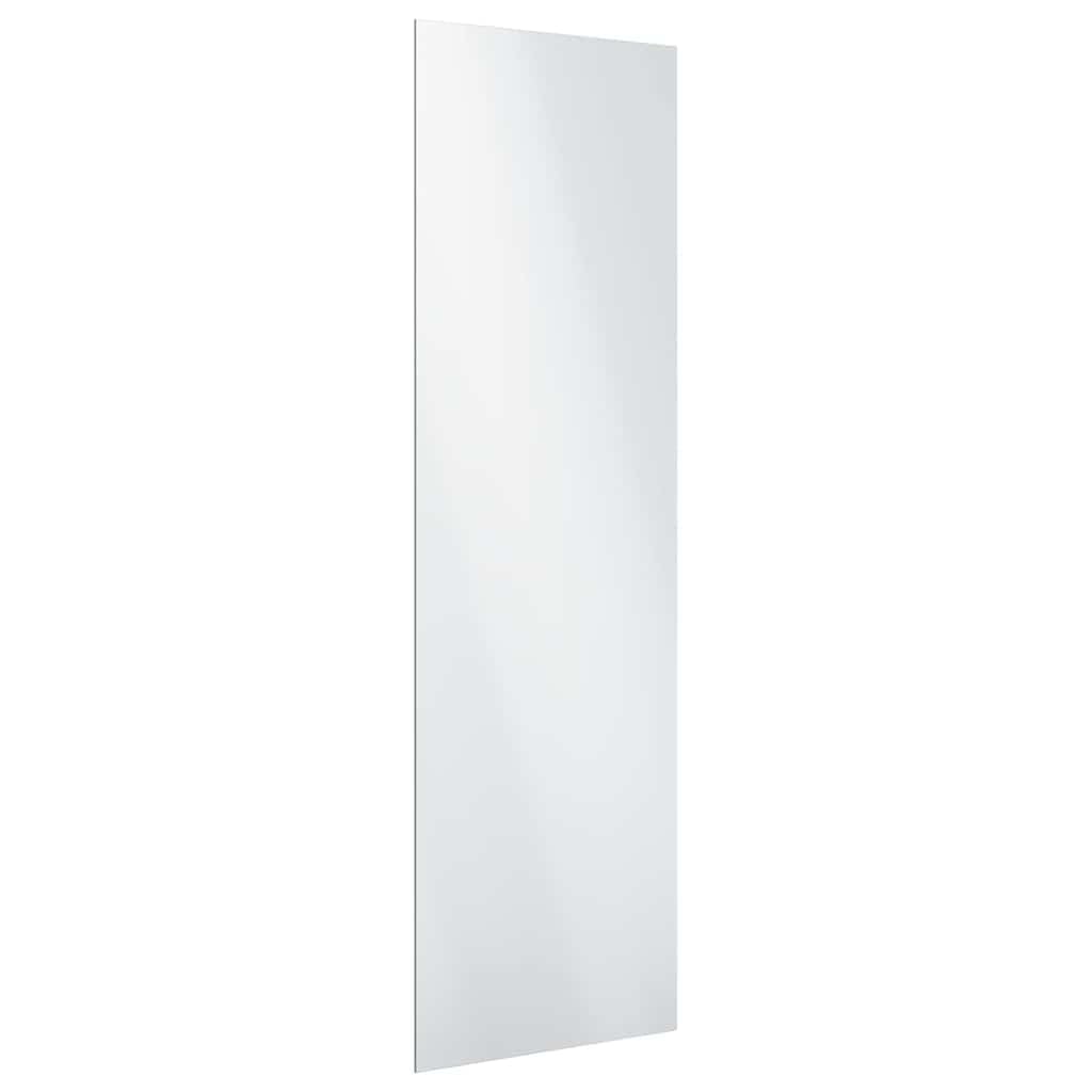 Specchio da parete ad angolo retto, 30 x 100 cm, in vetro temperato, senza cornice, con imbottitura in schiuma EVA, per soggiorno, bagno, corridoio, decorazione da parete moderna
