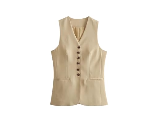 Ensemble jupe longue vintage boutonnée et top kaki chic taille L