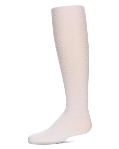 MeMoi Girls' Diamond Dot Semi-Opaque Microfiber Tights2