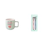 producto 2: De Mr Wonderful Mr. Wonderful WOA10628ES Taza, Cerámica + WOA03748ES Set de 2 bolis geniales para cumplir tus sueños