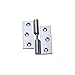 Removable Zinc Alloy Folding Hinge Industrial Automation Equipment Distribution Box Cabinet Door 1Pcs(Right)