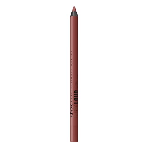 NYX Professional Makeup Matte Lip Liner, Transfer-, Fade- and Smudge-proof, Long-lasting, Line Loud, 12 On A Mission