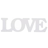 BESTYASH Adorno de Palabra Love en Madera para Decoración de Bodas, Fiestas para Adultos y Regalos Originales en Día de San Valentín