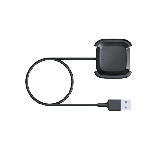 Image of Fitbit Versa 2 Charging Cable, Official Fitbit Product Smartphone, Charging Adapter Black