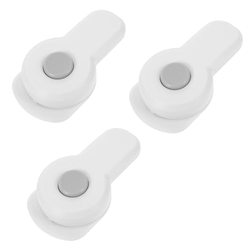 CIMAXIC オーブン用チャイルドセーフティロック ベビー用キャビネットロック 食器棚 引き出し対応 簡単取り付け プラスチック製 子供の対策 家庭用 オフィス用 3個セット