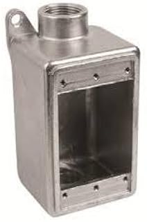 Calbrite S60700FDCS Device Box, 1-Gang, Type FDC, Size: 3/4