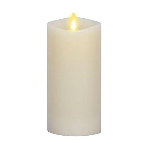 Matchless Candle Co. Vela LED sin Llama con Llama en Movimiento, Acabado Suave, Aroma a Miel de Vainilla Cover