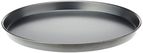 Per cotture al forno Pentole Agnelli COFE43B36 - Tortiera Tonda In Lamiera Blu Per Pizze , Nero, 36 x 36 x 2.5 cm, 1 Pezzo