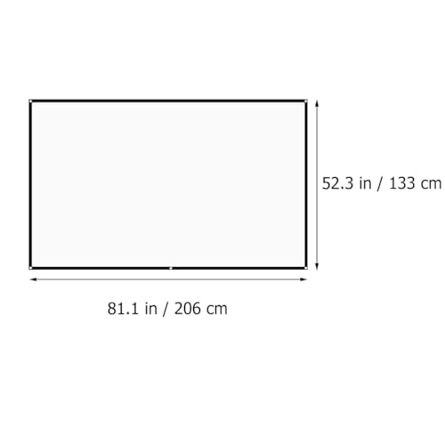 Pantalla portátil plegable para proyector BESPORTBLE miniatura 2