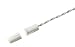 GE Sentrol 1125W-N 3/8" Flush Mini Magnetic Door/Window Contact with Wire Leads, Wide Gap, White (2 Pack)