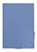 Produktbild biberna Jersey-Spannbetttuch 0077155 blau 1x 90x190 cm - 100x200 cm