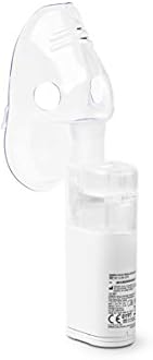Omron Nebulizer Microair Ne-U100 Portable Pocket Sized 360 Degree Silent Mesh Nebulizer (White)