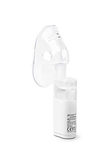 Omron Nebulizer Microair Ne-U100 Portable Pocket Sized 360 Degree Silent Mesh Nebulizer (White)