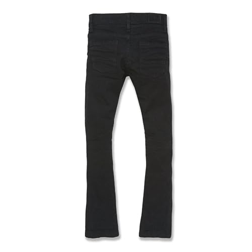 Jordan Craig Boys Stacked with Shreds Jeans (Black), 82