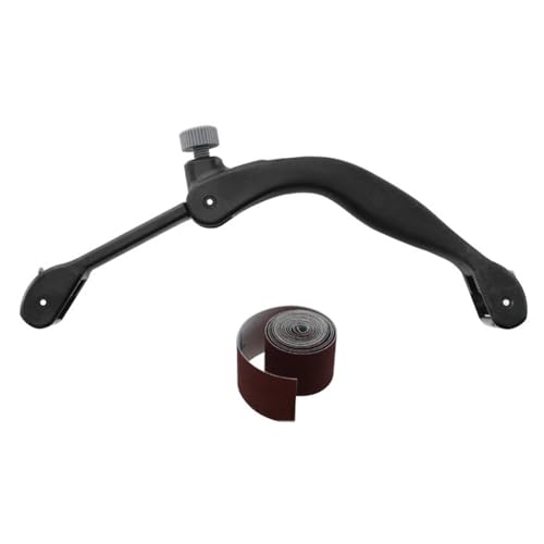 Kit de rouleaux de bande abrasive et support manuel pour lisser le bois sans rayures