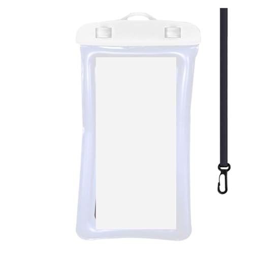 Sac étanche natation d'airbag flottant blanc étui de protection portable