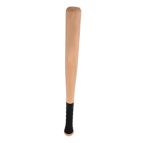 WOONEKY Bate de Béisbol Madera Maciza Ligero Práctico para Entrenamiento Juvenil y Adulto Borde sin Astillas Resistente y Portátil para Béisbol Exterior