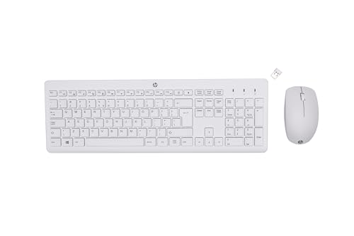 HP Clavier sans Fil et Souris 230 Blanc