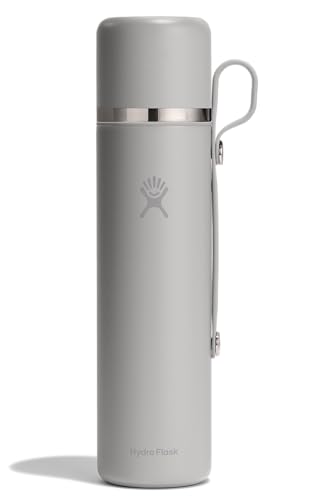 Hydro Flask Hot Flask & Cup – Insulated Stainless Steel, Hot Drink Travel Container for Coffee & Tea 36 Oz Birch Gray