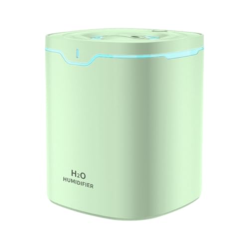 Koolenry Humidificador de Vapor Frío Dual de Gran Capacidad de 2 L, Funcionamiento Silencioso, Control de Humedad para el Hogar y la Oficina.