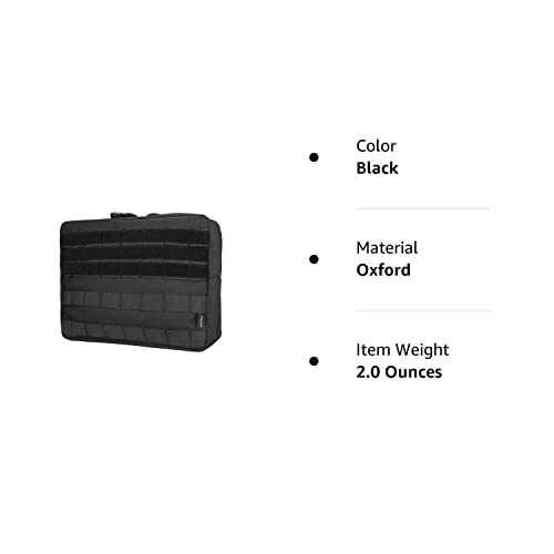 Procase Admin Pouch, Tactical Edc Molle Carrying Bag Multi-Purpose Tool Bag Holder For Magazine, Flashlight, Map And Other Small Tools For Outdoor Activities -Black, Large #TOP7