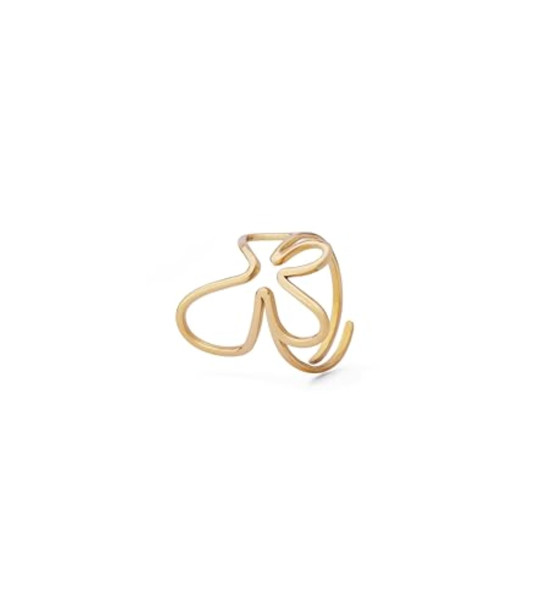 Women's Casual Abstract Statement Ring, Gift for Her