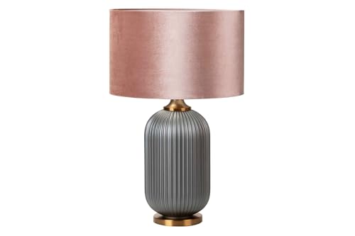 Adda Home Lámpara, Metal/Cristal, 41X41X65 CM