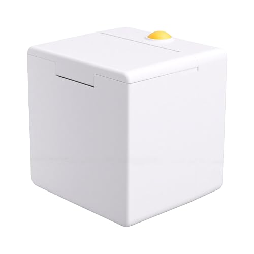Image of Smart AI Sticker Printer, Voice Controlled Portable Thermal Inkless Sticker Maker Machine with 2.4 Inch Screen for DIY Arts Crafts (White)