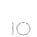 Produktbild JEWELS BY LEONARDO Kreolen Beauty's Alida 1 Paar  Ohr-Schmuck aus silberfarbenem Edelstahl  puristische Hoop-Ringe  kombinierbar mit Beauty's Anhängern  Schmuck Geschenk für Frauen  021622