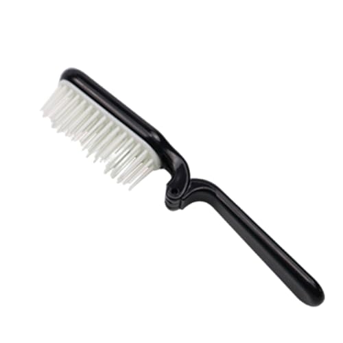 小さな折りたたみヘアブラシ旅行マッサージブラシポケットコームヘアスタイリングコーム旅行ヘアブラシ子供と大人のため